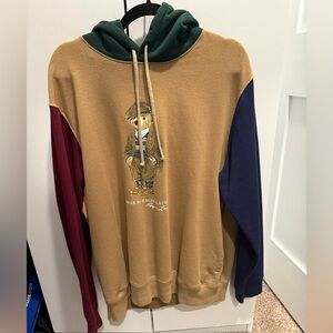 Ralph Lauren Tan and Red Sweatshirt